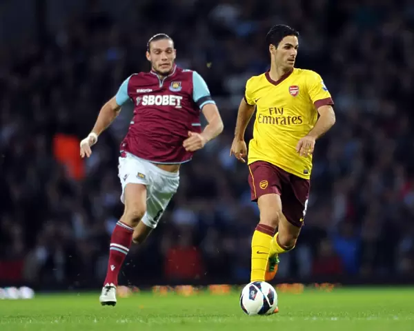 Mikel Arteta Outpaces Andy Carroll: West Ham vs Arsenal, Premier League 2012-13