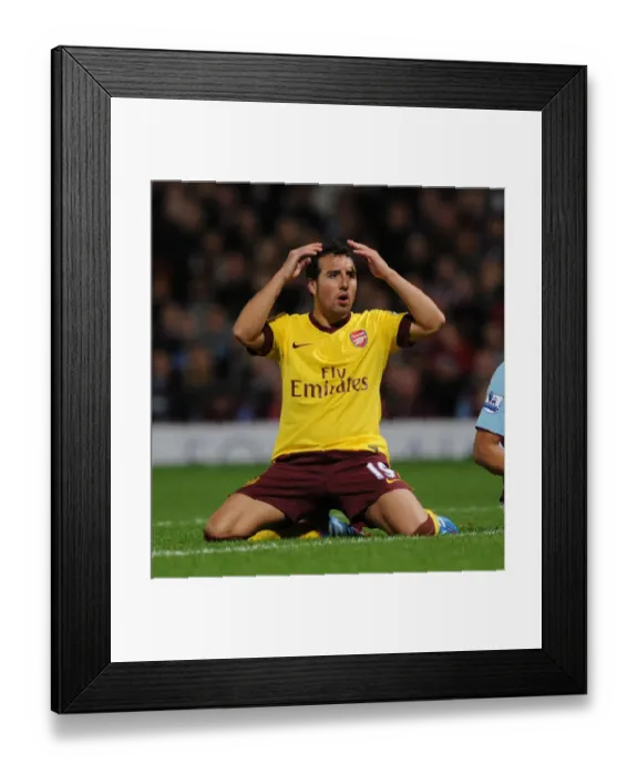 Framed Print : Santi Cazorla: Arsenal Star Shines at West Ham United (2012-13)