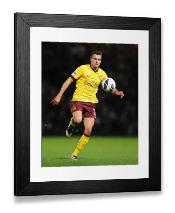 Framed Print : Carl Jenkinson: A Past Glory in West Ham United vs Arsenal Clash (2012-13)