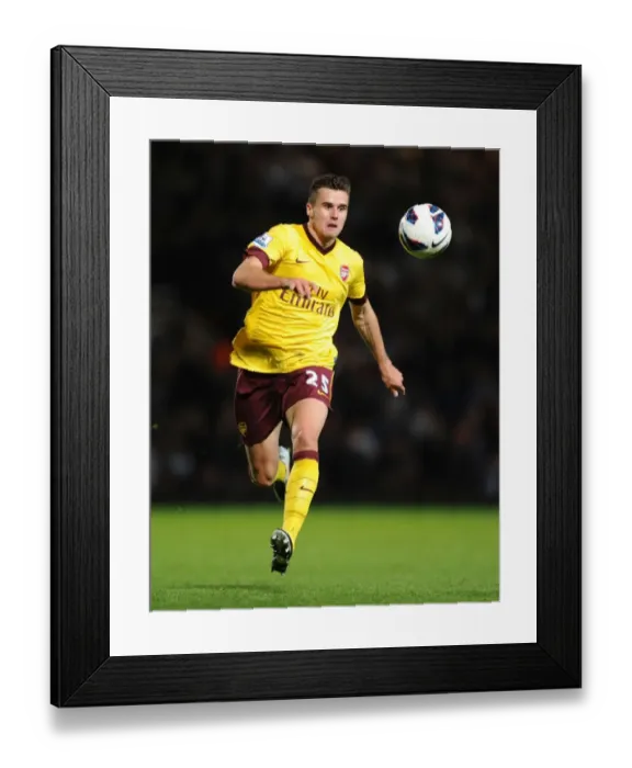 Framed Print : Carl Jenkinson: A Former Hammer Faces His Old Team - Arsenal vs. West Ham United, Premier League (2012-13)