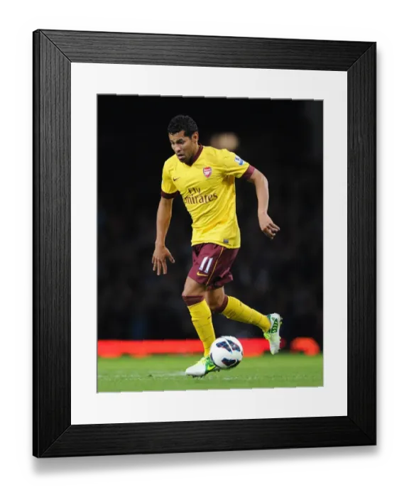 Framed Print : Andre Santos (Arsenal). West Ham United 1: 3 Arsenal. Barclays Premier League