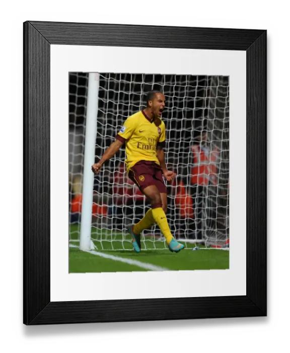 Framed Print : Theo Walcott's Brace: Arsenal's Triumph over West Ham United (2012-13)