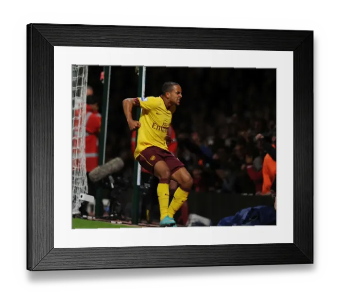 Framed Print : Theo Walcott's Brace: Arsenal's Triumph over West Ham United (2012-13)