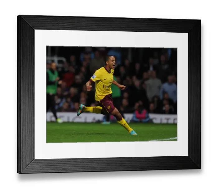 Framed Print : Theo Walcott's Brace: Arsenal's Triumph over West Ham United (2012-13)