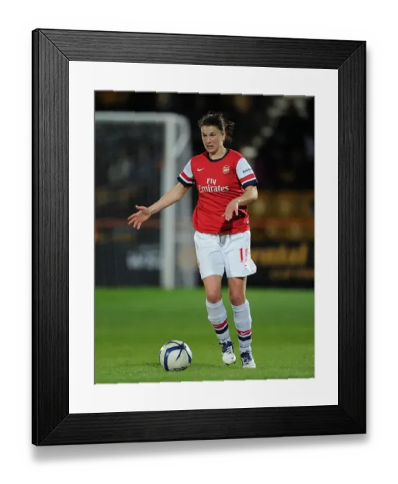 Framed Print : Niamh Fahey (Arsenal). Arsenal Ladies 1: 0 Birmingham City. The Continental Cup Final