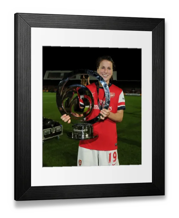 Framed Print : Arsenal Ladies FC Clinch WSL Continental Cup: Niamh Fahey Holds the Trophy After Victory Over Birmingham City Ladies FC Framed Print : Arsenal Ladies FC Clinch WSL Continental Cup: Niamh Fahey Holds the Trophy After Victory Over Birmingham City Ladies FC
