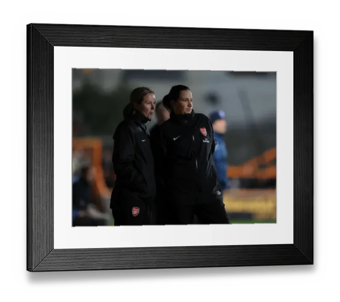Framed Print : Harvey and Skinner Lead Arsenal in FA WSL Continental Cup Final Against Birmingham City Framed Print : Harvey and Skinner Lead Arsenal in FA WSL Continental Cup Final Against Birmingham City