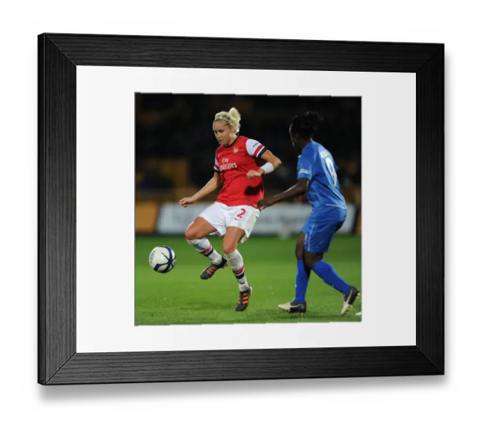 Framed Print : Houghton vs. Aluko Showdown: Arsenal Ladies vs. Birmingham City Ladies - FA WSL Continental Cup Final