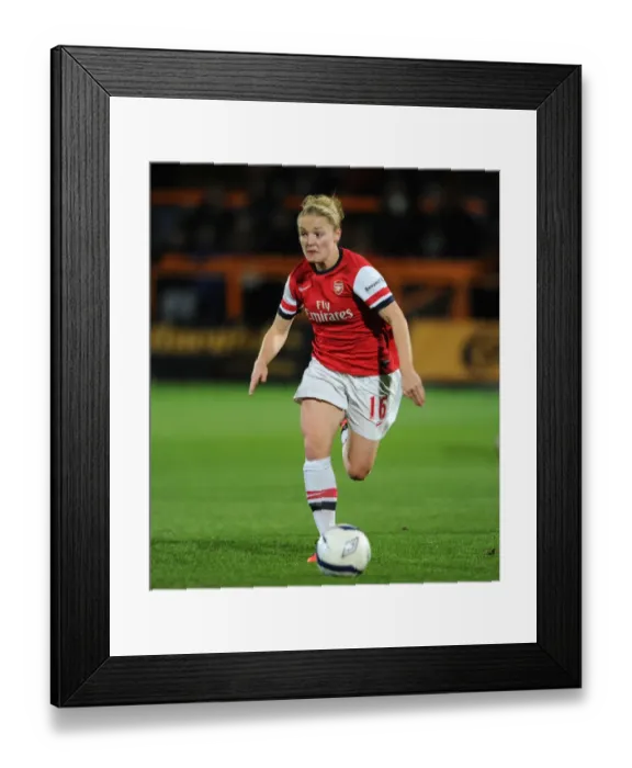 Framed Print : Kim Little in Action: Arsenal Ladies vs. Birmingham City Ladies - FA WSL Continental Cup Final, 2012