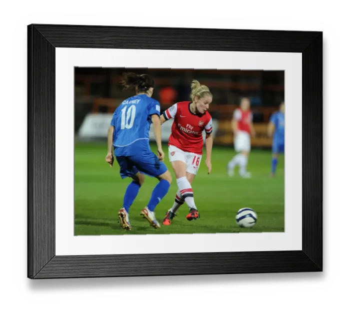 Framed Print : Midfield Showdown: Kim Little vs. Karen Carney - The WSL Continental Cup Final Battle