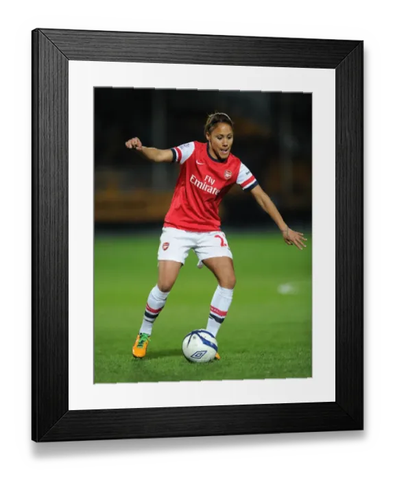 Framed Print : Alex Scott's Showdown: Arsenal Ladies vs. Birmingham City Ladies - FA WSL Continental Cup Final