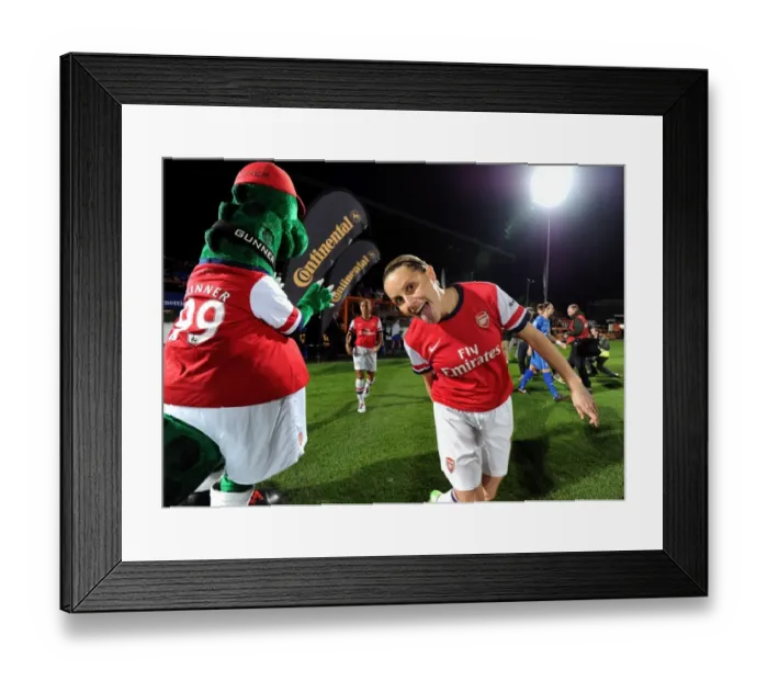 Framed Print : Kelly Smith's Farewell: Arsenal Ladies vs. Birmingham City Ladies - The FA WSL Continental Cup Final