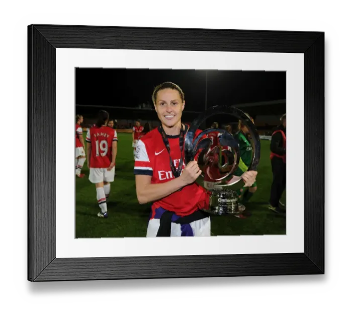 Framed Print : Kelly Smith Lifts the WSL Continental Cup: Arsenal Ladies FC triumph over Birmingham City Ladies FC Framed Print : Kelly Smith Lifts the WSL Continental Cup: Arsenal Ladies FC triumph over Birmingham City Ladies FC