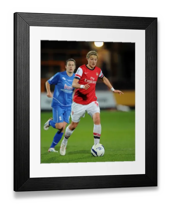 Framed Print : Ellen White in Action: Arsenal Ladies vs. Birmingham City Ladies - FA WSL Continental Cup Final
