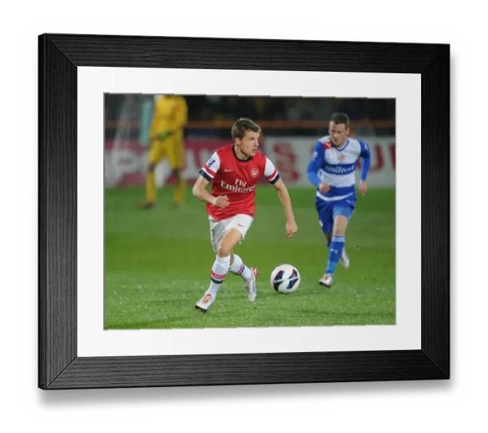 Framed Print : Thomas Eisfeld (Arsenal). Arsenal U21 2: 0 Reading U21. Barclays Premier U21 League