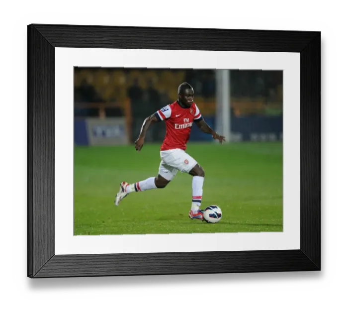 Framed Print : Emmanuel Frimpong: Arsenal U21 vs Reading U21, 2012-13 Season