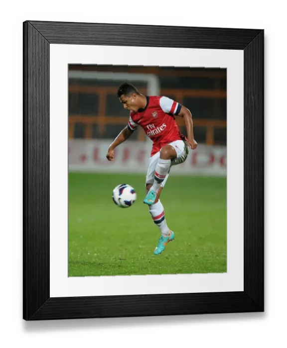 Framed Print : Serge Gnabry (Arsenal). Arsenal U21 2: 0 Reading U21. Barclays Premier U21 League