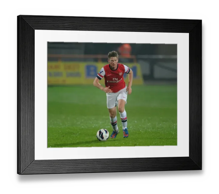 Framed Print : Sead Hajrovic (Arsenal). Arsenal U21 2: 0 Reading U21. Barclays Premier U21 League Framed Print : Sead Hajrovic (Arsenal). Arsenal U21 2: 0 Reading U21. Barclays Premier U21 League