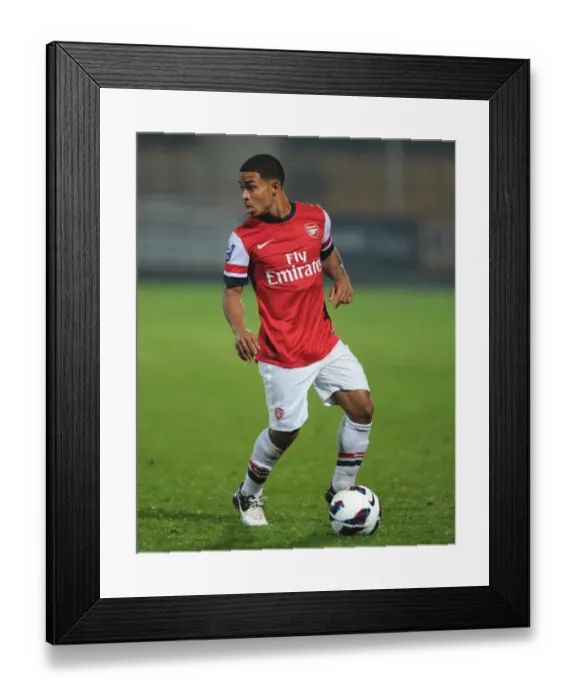 Framed Print : Arsenal's Jernade Meade Scores in U21 Victory: Arsenal 2-0 Reading, Barclays Premier League