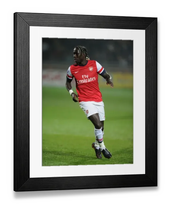 Framed Print : Bacary Sagna Leads Arsenal U21 Against Reading U21 in Barclays Premier League Action, 2012 Framed Print : Bacary Sagna Leads Arsenal U21 Against Reading U21 in Barclays Premier League Action, 2012