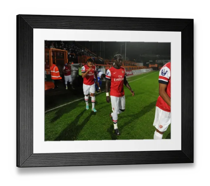Framed Print : Bacary Sagna Leads Arsenal U21: Arsenal vs Reading U21, Barclays Premier Under-21 League (2012-13) Framed Print : Bacary Sagna Leads Arsenal U21: Arsenal vs Reading U21, Barclays Premier Under-21 League (2012-13)
