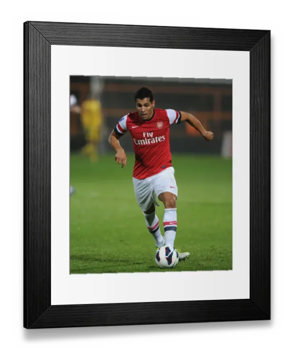 Framed Print : Andre Santos in Action: Arsenal U21 vs Reading U21, 2012-13 Framed Print : Andre Santos in Action: Arsenal U21 vs Reading U21, 2012-13