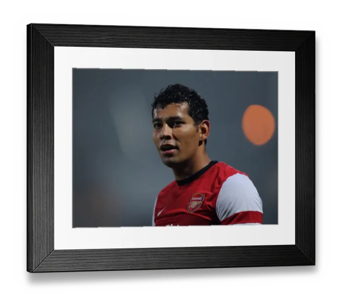 Framed Print : Andre Santos: In Action for Arsenal U21 vs Reading U21, 2012-13