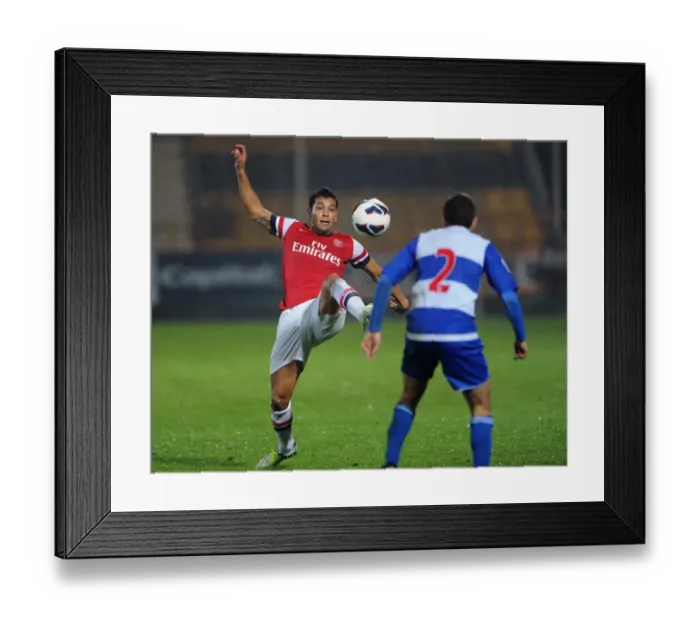 Framed Print : Intense Clash: Andre Santos vs. Nicholas Arnold, Arsenal U21s Framed Print : Intense Clash: Andre Santos vs. Nicholas Arnold, Arsenal U21s