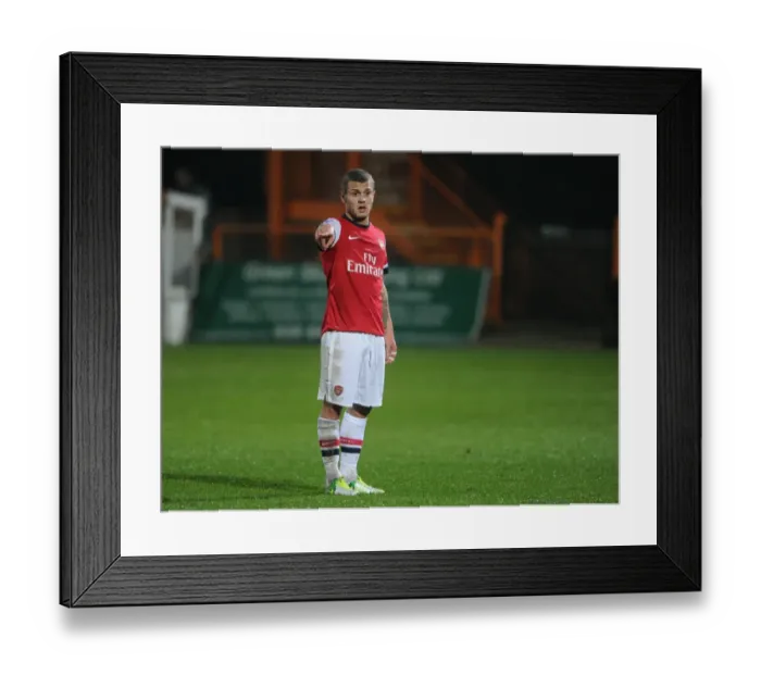 Framed Print : Jack Wilshere's Star Performance: Arsenal U21 Defeats Reading U21 (2012-13)