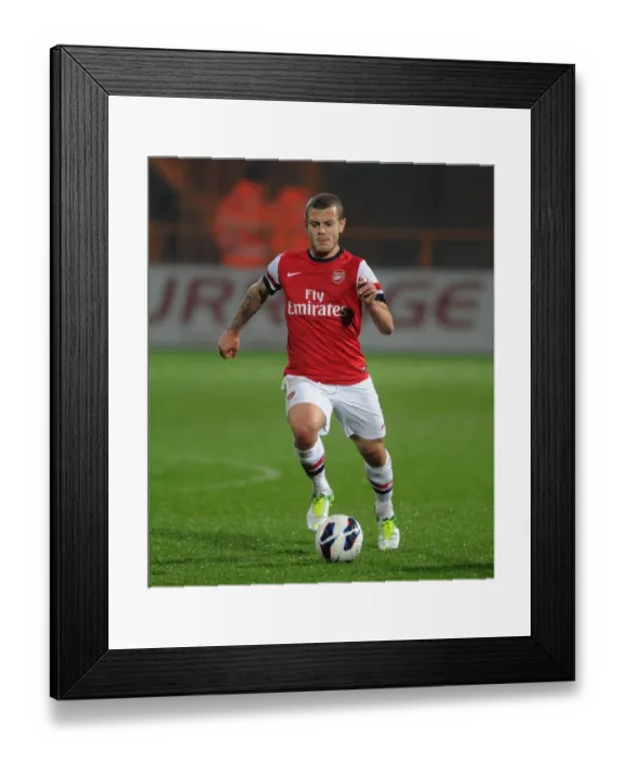 Framed Print : Jack Wilshere's Star Performance: Arsenal U21 Defeats Reading U21 (2012-13)