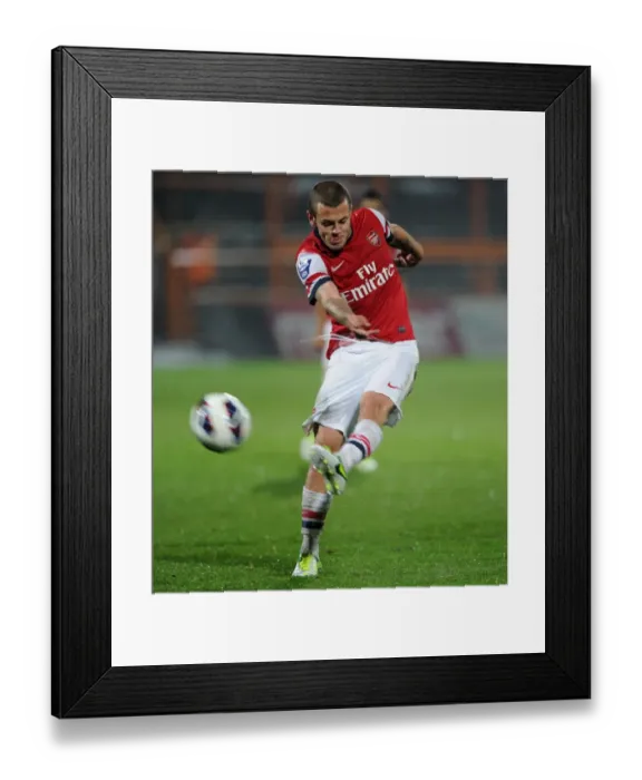 Framed Print : Jack Wilshere's Star Performance: Arsenal U21 Triumph Over Reading U21, October 2012 Framed Print : Jack Wilshere's Star Performance: Arsenal U21 Triumph Over Reading U21, October 2012