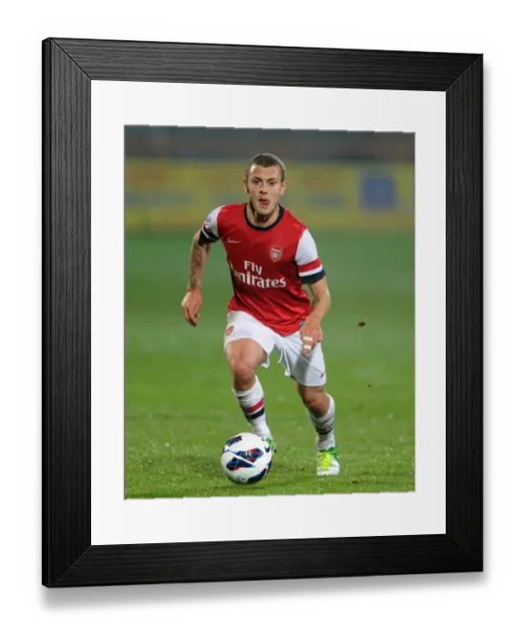 Framed Print : Jack Wilshere's Standout Performance: Arsenal U21's Victory over Reading U21 (2012-13)