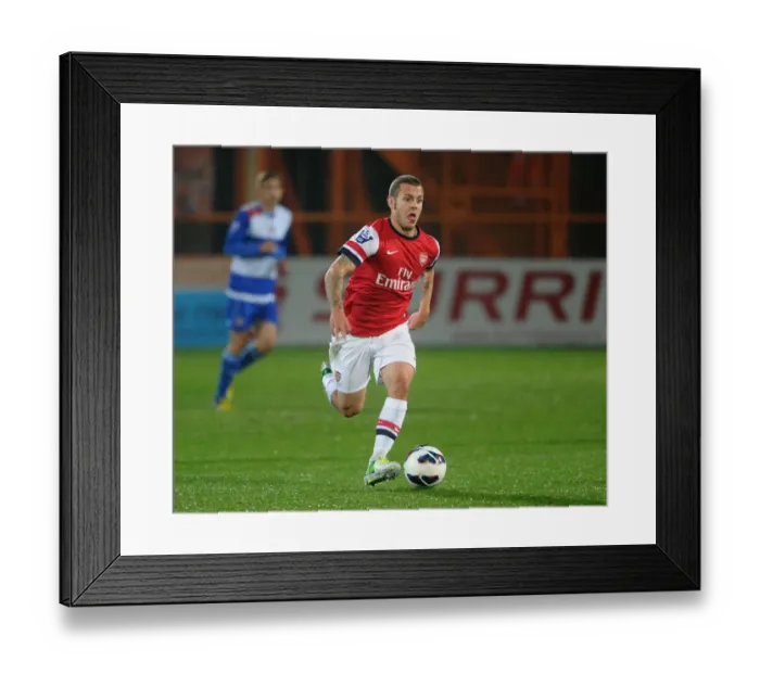Framed Print : Jack Wilshere's Standout Performance: Arsenal U21's Triumph over Reading U21 (2012-13)