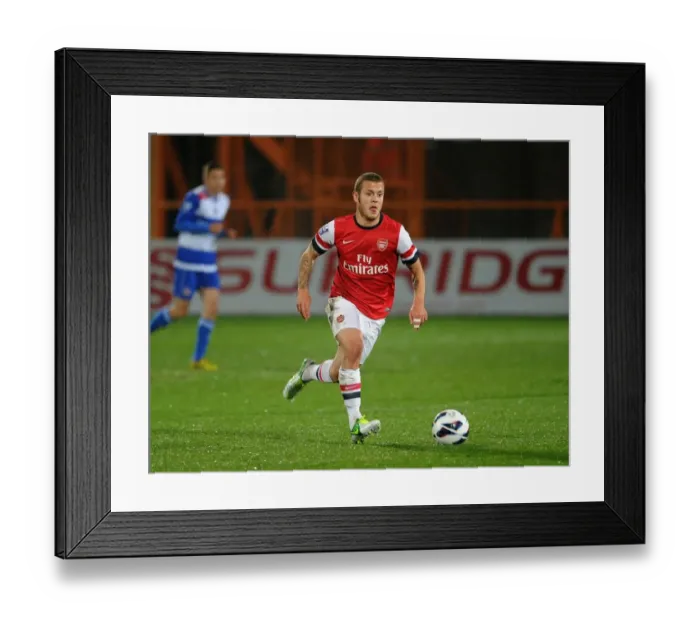 Framed Print : Jack Wilshere's Star Performance: Arsenal U21 Defeats Reading U21 (2012-13)