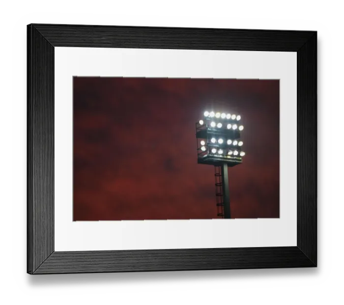 Framed Print : Floodlit Battle: Norwich City vs. Arsenal, Premier League 2012-13