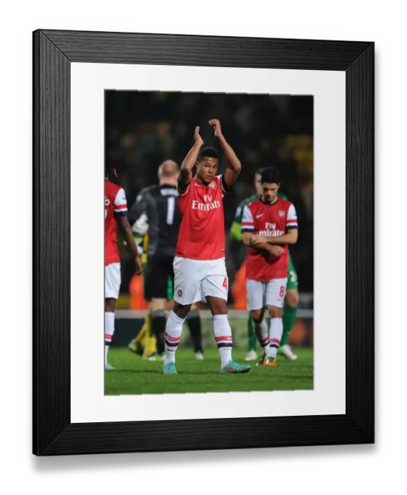 Framed Print : Serge Gnabry: Arsenal's Standout Performance at Norwich City (2012-13)