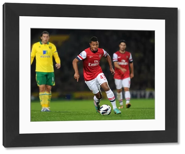 Serge Gnabry (Arsenal). Norwich City 1: 0 Arsenal. Barclays Premier League