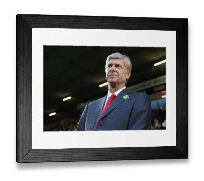 Framed Print : Arsene Wenger: Norwich City vs Arsenal, Premier League 2012-13 Framed Print : Arsene Wenger: Norwich City vs Arsenal, Premier League 2012-13