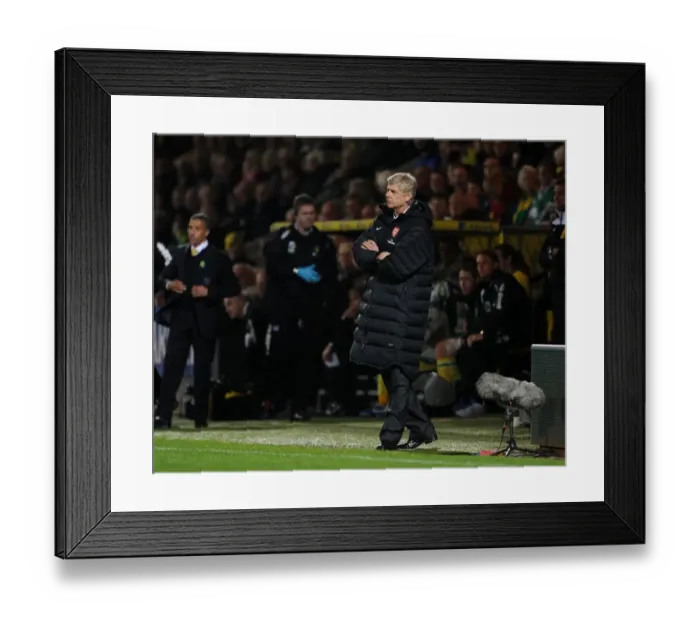 Framed Print : Arsene Wenger Leads Arsenal Against Norwich City in the 2012-13 Premier League Framed Print : Arsene Wenger Leads Arsenal Against Norwich City in the 2012-13 Premier League
