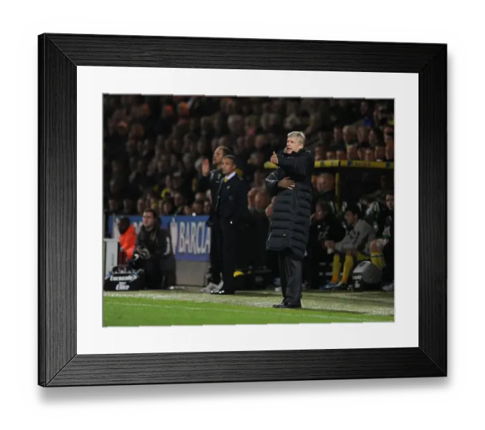 Framed Print : Arsene Wenger Leads Arsenal Against Norwich City in the 2012-13 Premier League Framed Print : Arsene Wenger Leads Arsenal Against Norwich City in the 2012-13 Premier League