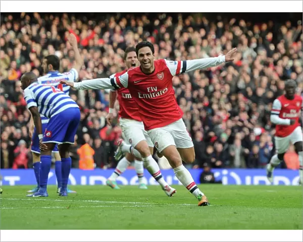Mikel Arteta's Strike: Arsenal's Victory Over Queens Park Rangers, 2012-13