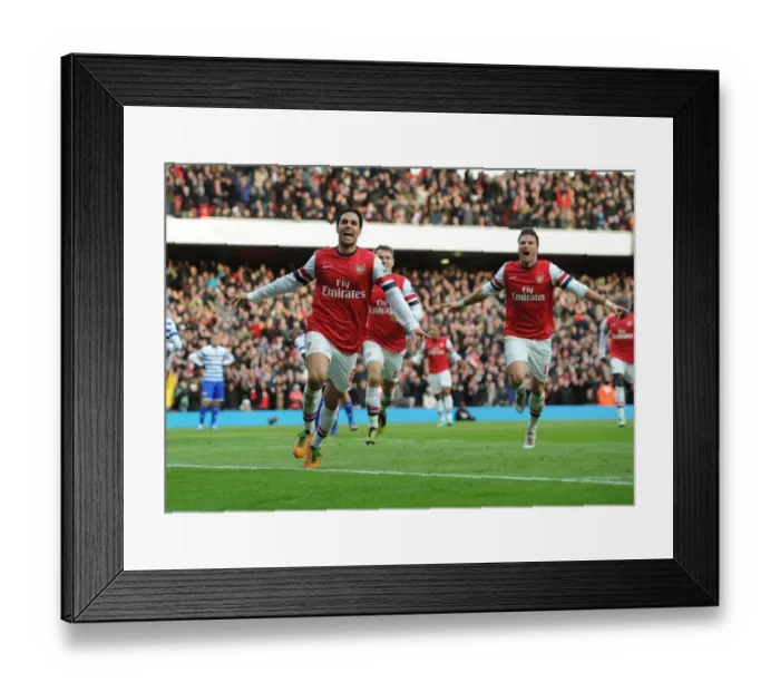 Framed Print : Mikel Arteta's Game-Winning Goal: Arsenal's Triumph Over Queens Park Rangers, 2012-13 Framed Print : Mikel Arteta's Game-Winning Goal: Arsenal's Triumph Over Queens Park Rangers, 2012-13