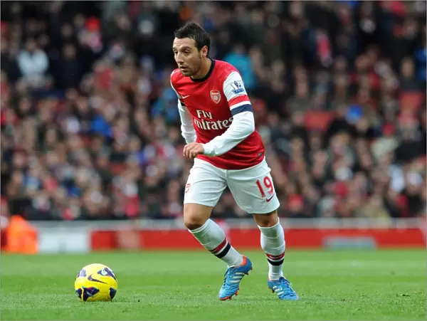 Santi Cazorla: In Action for Arsenal against Queens Park Rangers, Premier League 2012-13