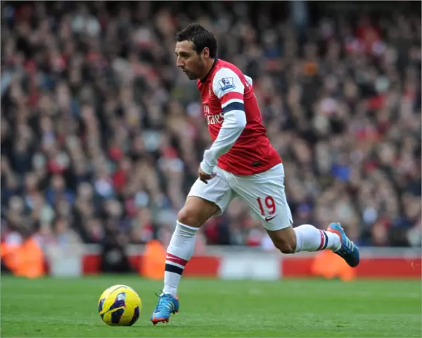 Santi Cazorla's Goal: Arsenal 1-0 Queens Park Rangers, Barclays Premier League (2012-13)