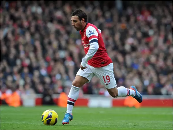 Santi Cazorla's Goal: Arsenal 1-0 Queens Park Rangers, Barclays Premier League (2012-13)
