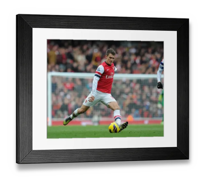 Framed Print : Aaron Ramsey in Action: Arsenal vs. Queens Park Rangers, Premier League 2012-13 Framed Print : Aaron Ramsey in Action: Arsenal vs. Queens Park Rangers, Premier League 2012-13