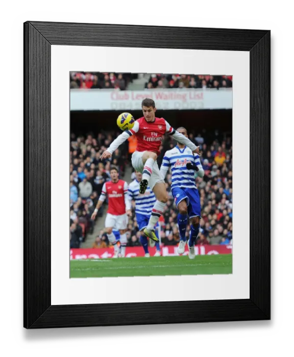 Framed Print : Aaron Ramsey in Action: Arsenal vs. Queens Park Rangers, Premier League 2012-13 Framed Print : Aaron Ramsey in Action: Arsenal vs. Queens Park Rangers, Premier League 2012-13
