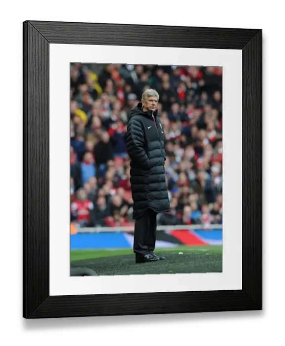 Framed Print : Arsene Wenger Leads Arsenal Against Queens Park Rangers in Premier League (2012-13) Framed Print : Arsene Wenger Leads Arsenal Against Queens Park Rangers in Premier League (2012-13)