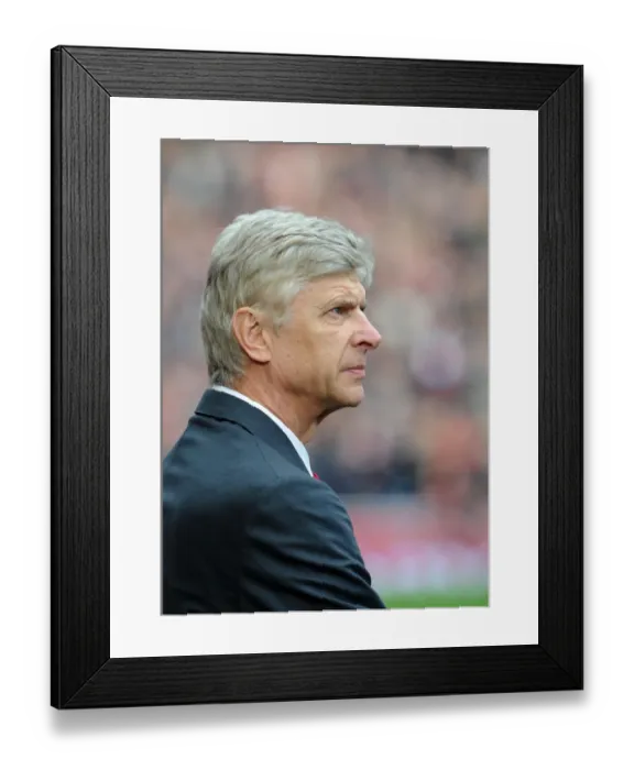 Framed Print : Arsene Wenger Celebrates Arsenal's 1-0 Victory Over Queens Park Rangers in the Barclays Premier League Framed Print : Arsene Wenger Celebrates Arsenal's 1-0 Victory Over Queens Park Rangers in the Barclays Premier League