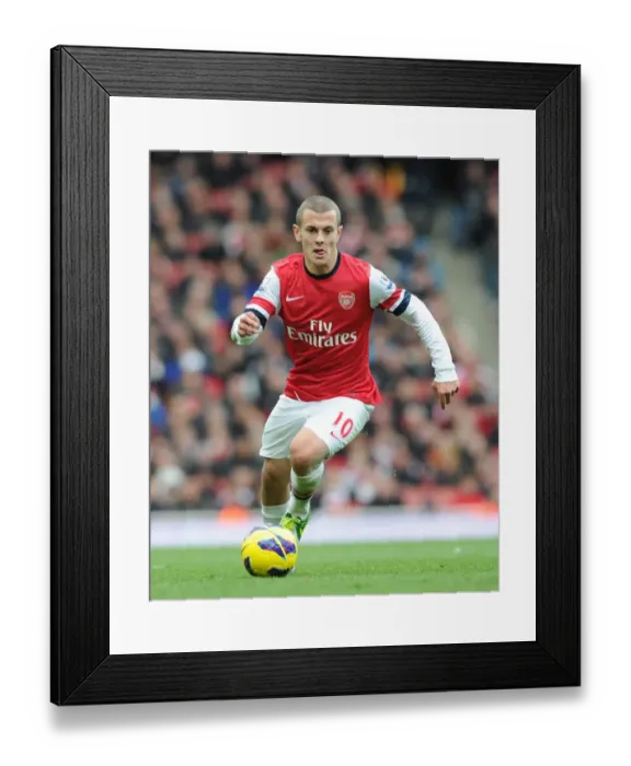 Framed Print : Jack Wilshere: Arsenal Midfielder in Action